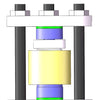 Standard pressure jig and testing cell kit for solid-state battery, Model GT11 Laborxing