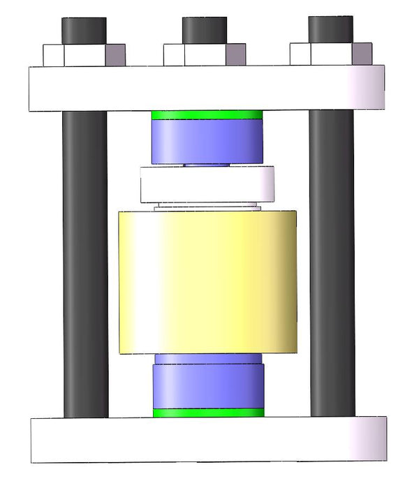 Standard pressure jig and testing cell kit for solid-state battery, Model GT11 Laborxing