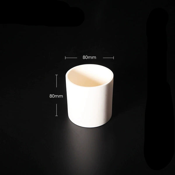 Cylindrical alundum crucible, capacity 5 to 1.000 ml Laborxing