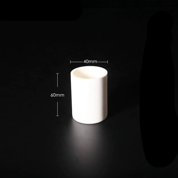 Cylindrical alundum crucible, capacity 5 to 1.000 ml Laborxing