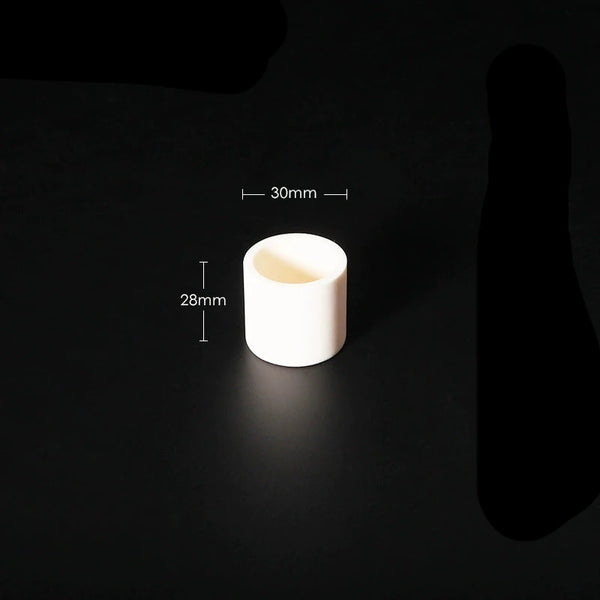 Cylindrical alundum crucible, capacity 5 to 1.000 ml Laborxing