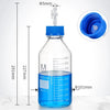 GL45 HPLC bottle with multiple distributor, capacity 100 to 2.000 ml Laborxing